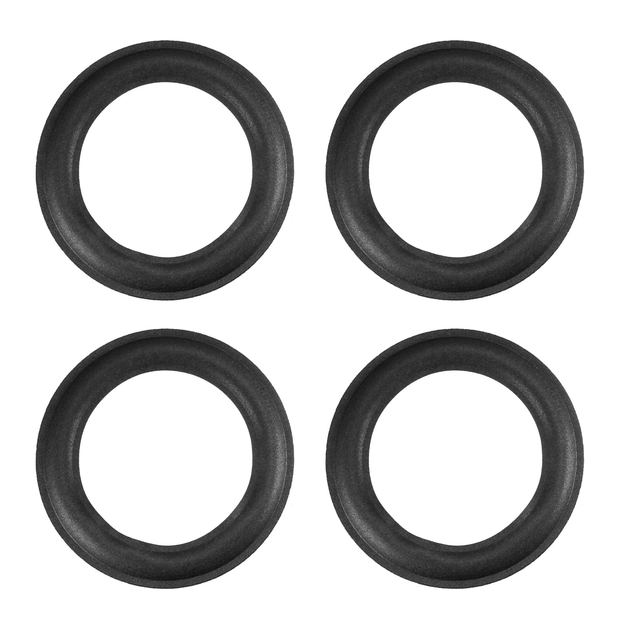 Uxcell 6.5" 6.5 inches Speaker Foam Edge Surround Rings Replacement Parts for Speaker Repair or DIY 4pcs