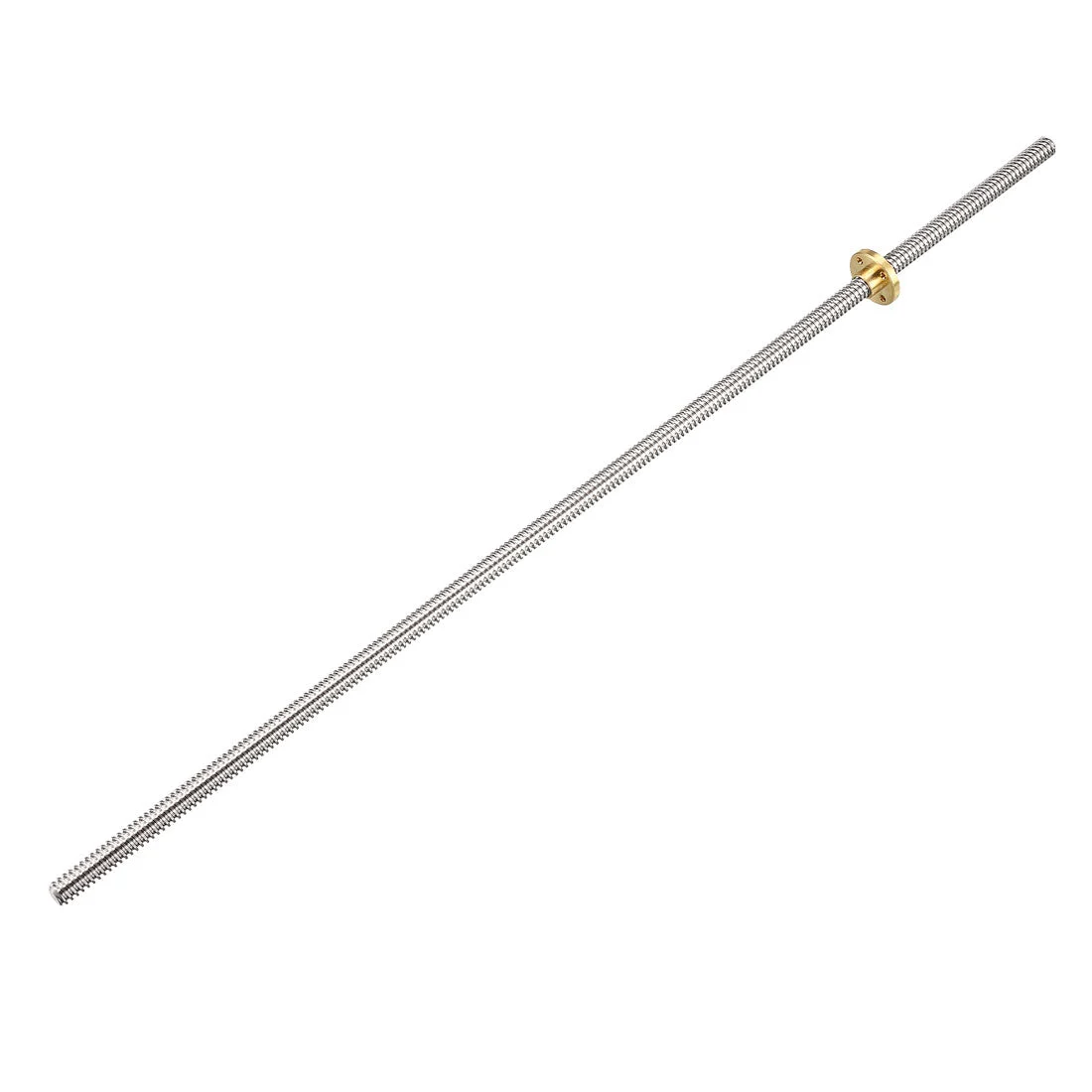 400mm T8 Pitch 2mm Lead 2mm Lead Screw Rod with Copper Nut for 3D Printer