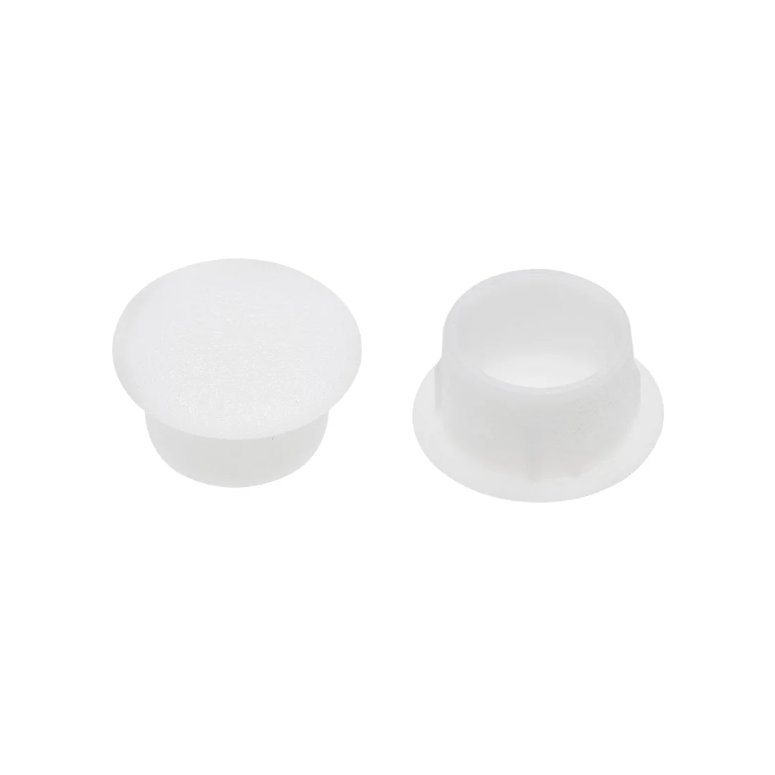 Shelf Peg Hole Plugs 12mm Dia White Plastic Tube Cover for Nail Cabinet Button Bracket Cupboard Bookshelf Bookcase Adjustable Shelf Closet , 20Pcs