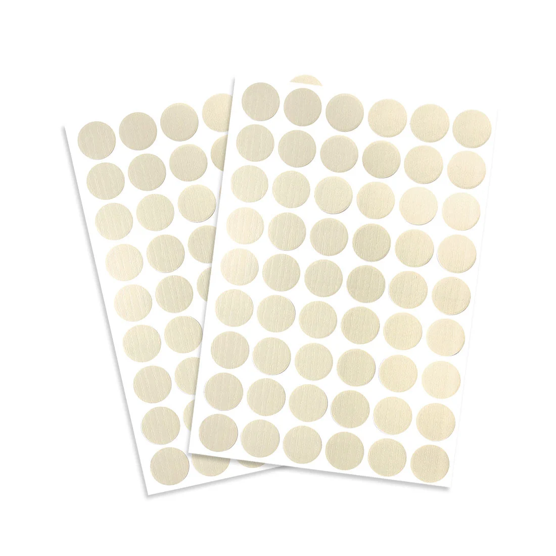 Screw Hole Covers Stickers Textured Plastic Self Adhesive Stickers for Wood Furniture 21mm Dia 108pcs in 2Sheet Thin Line White Relief