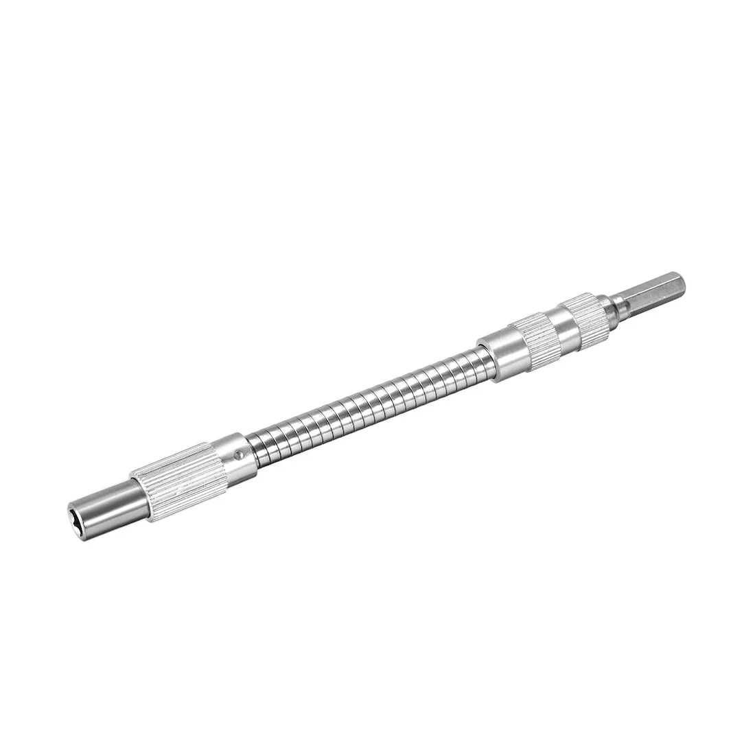 Flexible Extension Screwdriver Bit Holder Magnetic Extention Hex Shaft Screw Drill Connection Tip ,6.7-inch Flex Shaft,1/4''-Hexagon Drill