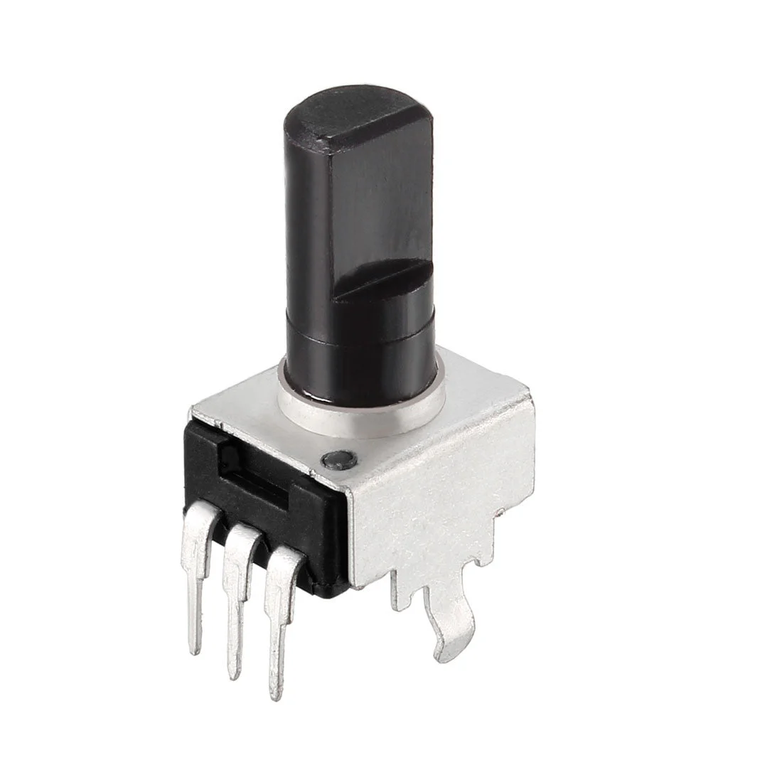 Carbon Film Potentiometer, 5K Ohm Variable Resistors Single Turn Rotary Half Shaft Design 10pcs
