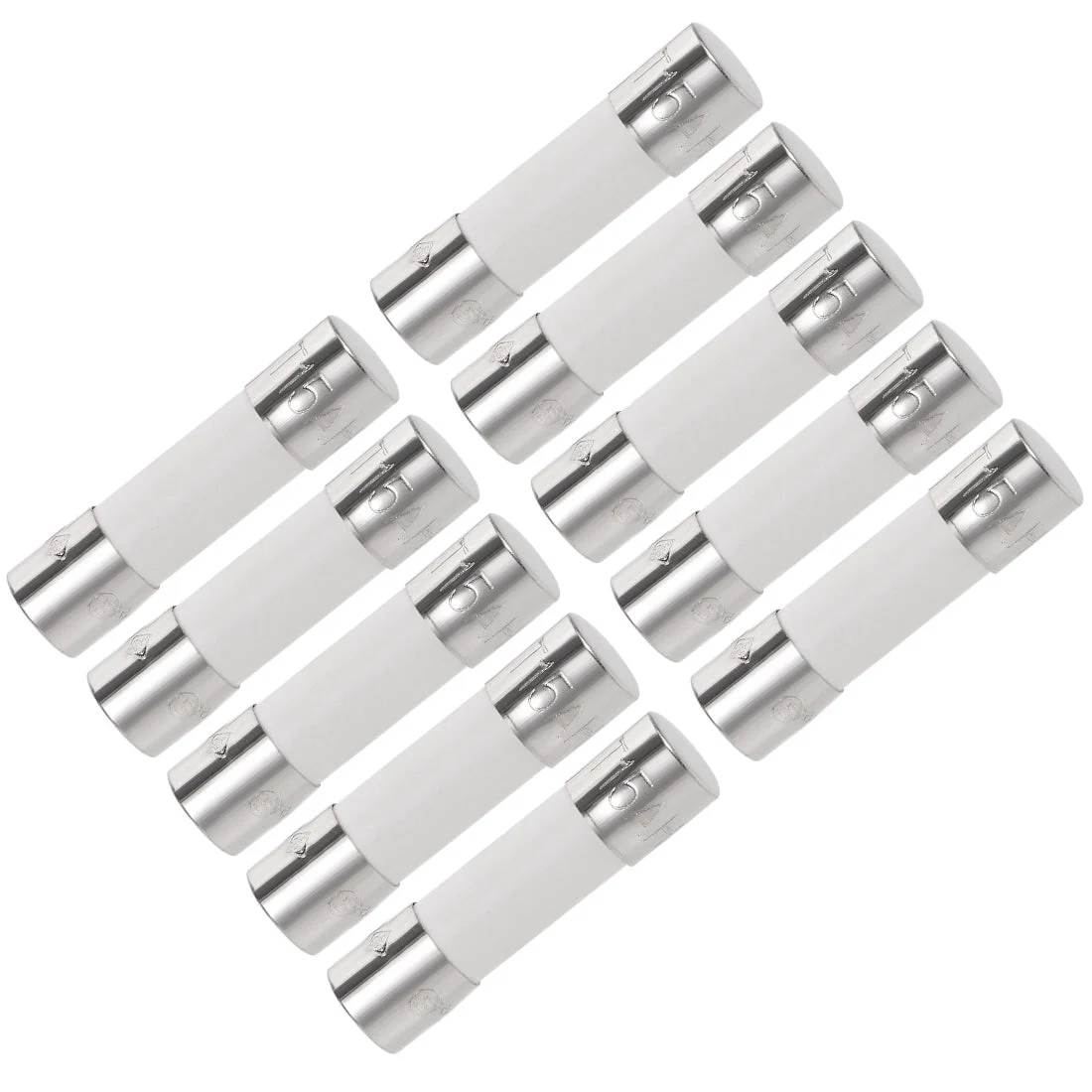 Cartridge Fuses 15A 250V 5x20mm Slow Blow Audio Amplifier Ceramic 10pcs