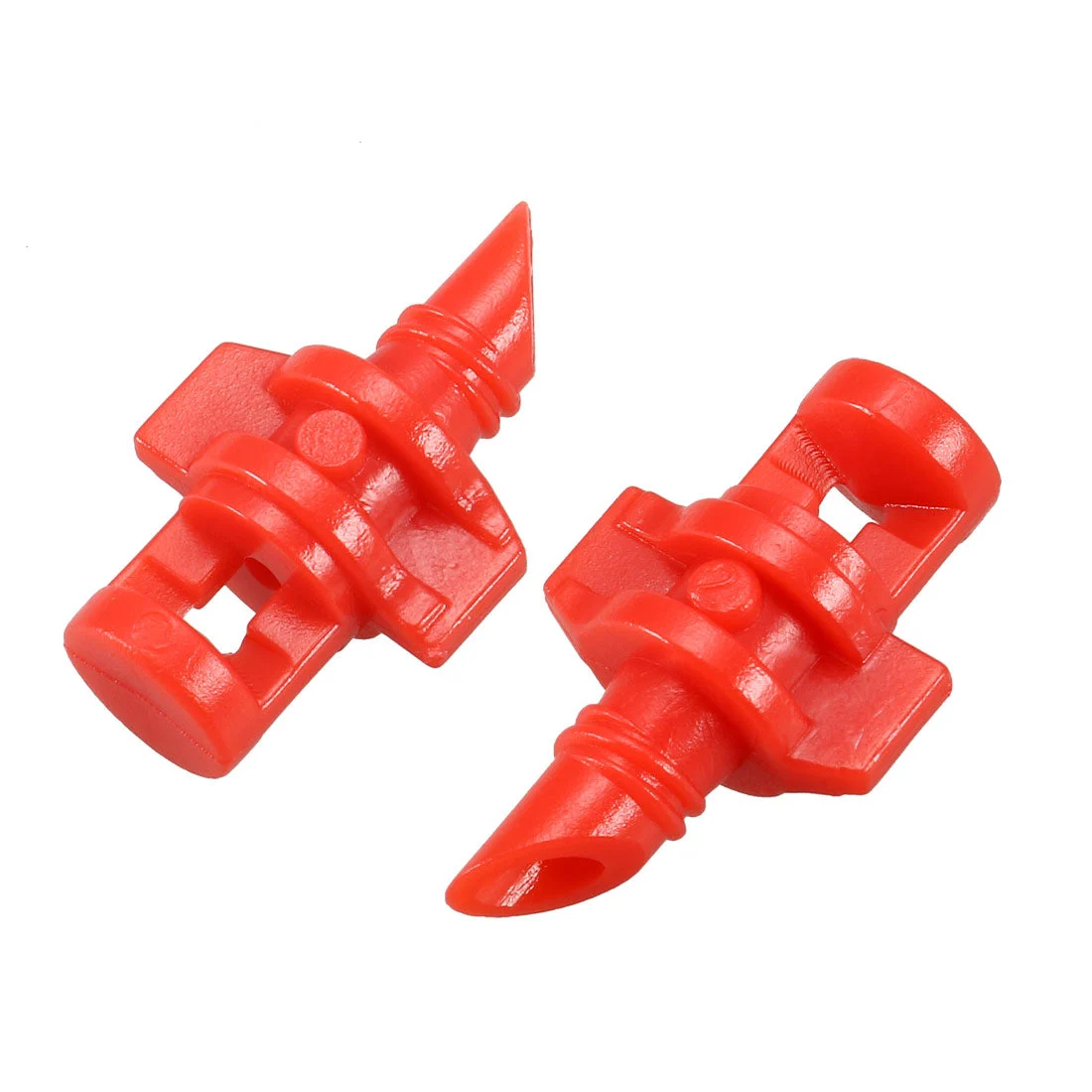 Micro Sprayer Fan Jet, 360 Degree Refraction Atomized Dripper Hydroponic Garden Irrigation, 20 Pcs (Red)