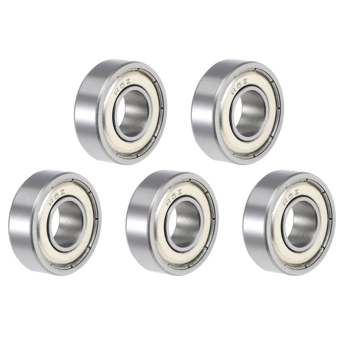 R6ZZ Ball Bearing 3/8"x7/8"x9/32" Double Shielded ABEC-5 Bearings 5pcs