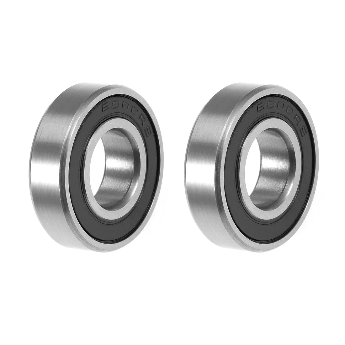 6800-2RS Ball Bearing 10x19x5mm Double Sealed ABEC-3 Bearings 2pcs