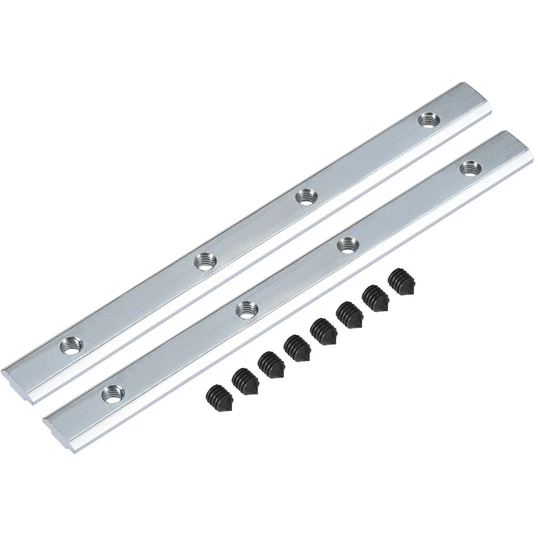 Straight Line Connector, 7 Inch Joint Bracket with Screws for 3030 Series Aluminum Extrusion Profile with 8mm T Slot, 2 Pcs