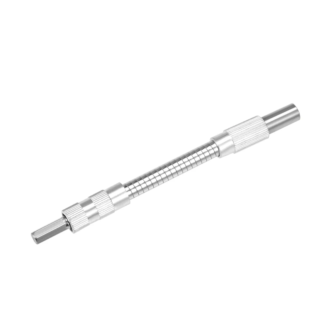 Flexible Extension Screwdriver Bit Holder Magnetic Extention Hex Shaft Screw Drill Connection Tip ,5.9-inch Flex Shaft,1/4''-Hexagon Drill