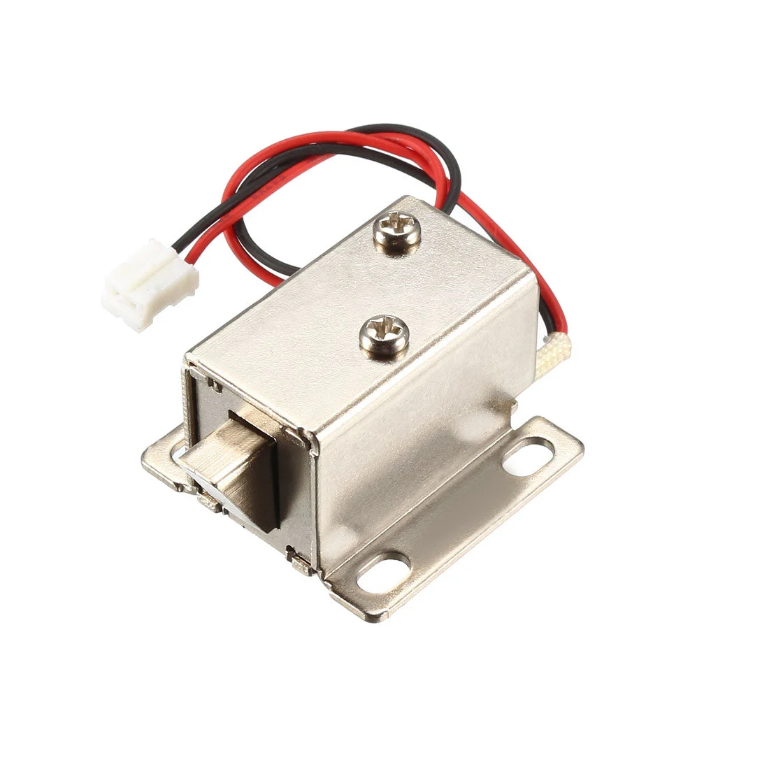 DC 12V 0.43A Mini Electromagnetic Solenoid Lock Tongue Down for Electirc Lock