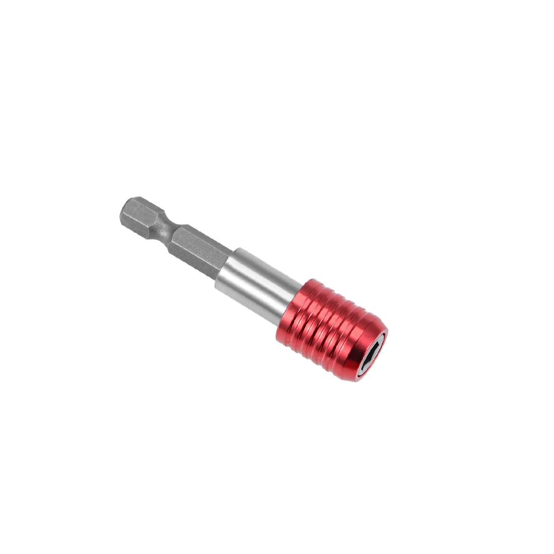 Uxcell Extension Extend Socket Drill Bit Holder, Magnetic Hex Screwdriver Power Tools ,2.4-inch Length,1/4''-Hexagon Drill Red