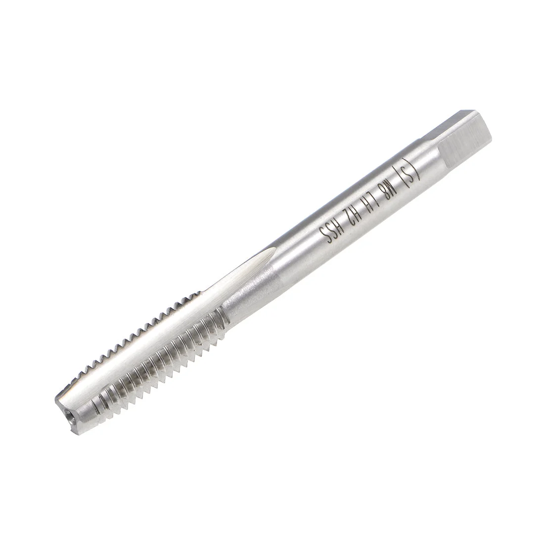 Metric Machine Tap Left M8 Thread 1.25 Pitch H2 3 Flutes High Speed Steel