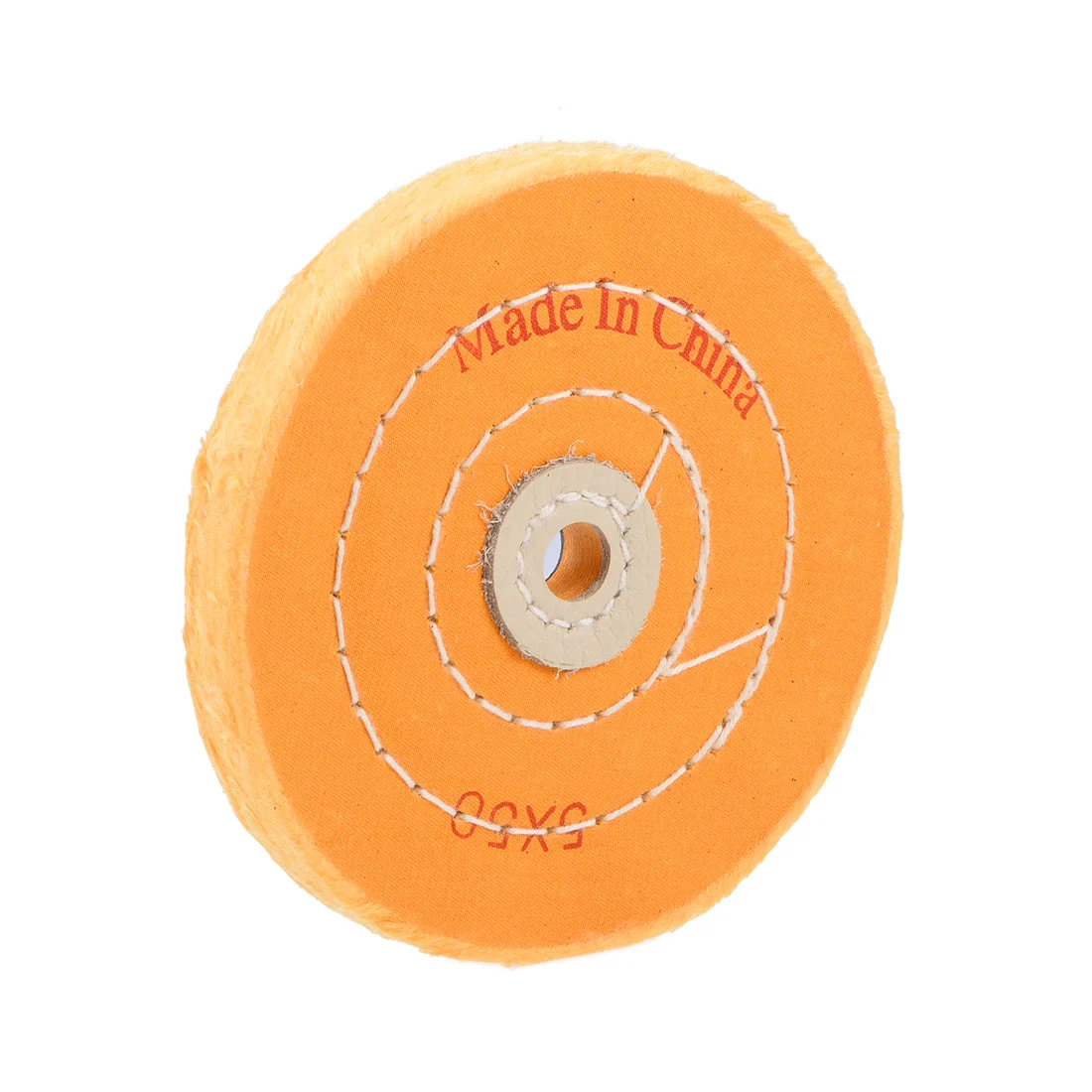 5-Inch Cotton Buffing Wheel Polishing for Bench Grinder Tool 1/2-Inch Arbor Hole