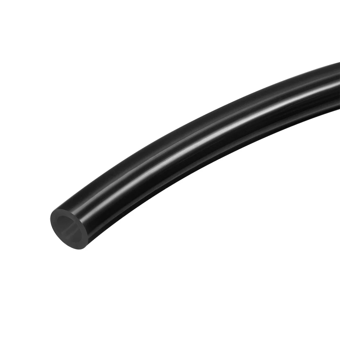 Pneumatic Hose Tubing 6mm OD 4mm ID PU Air Hose Pipe Tube 2 Meter 6.56ft Black