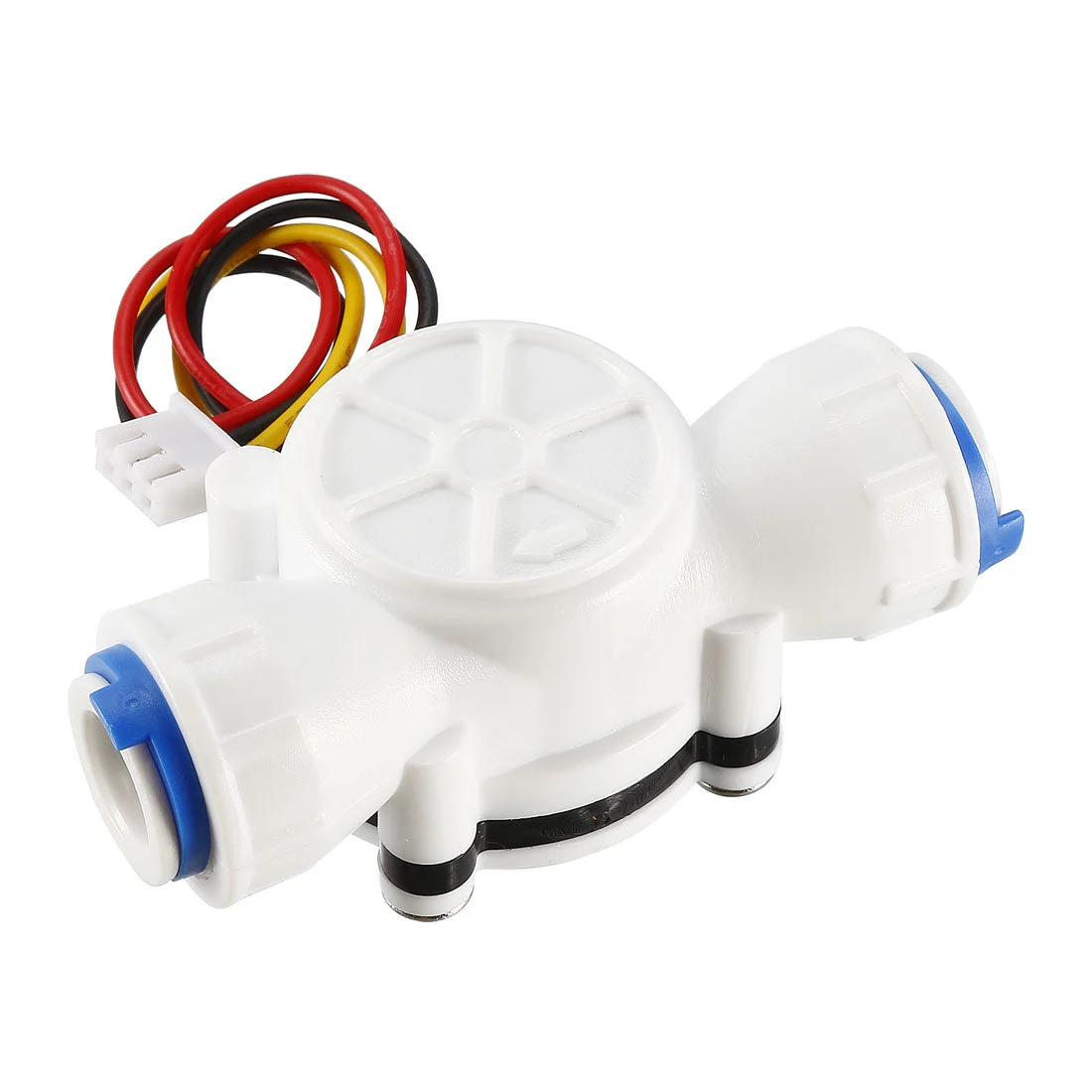 3/8in Quick Connect Hall Effect Liquid Water Flow Sensor Switch Flowmeter Meter DC5V 0.3-10L/min YF-S301