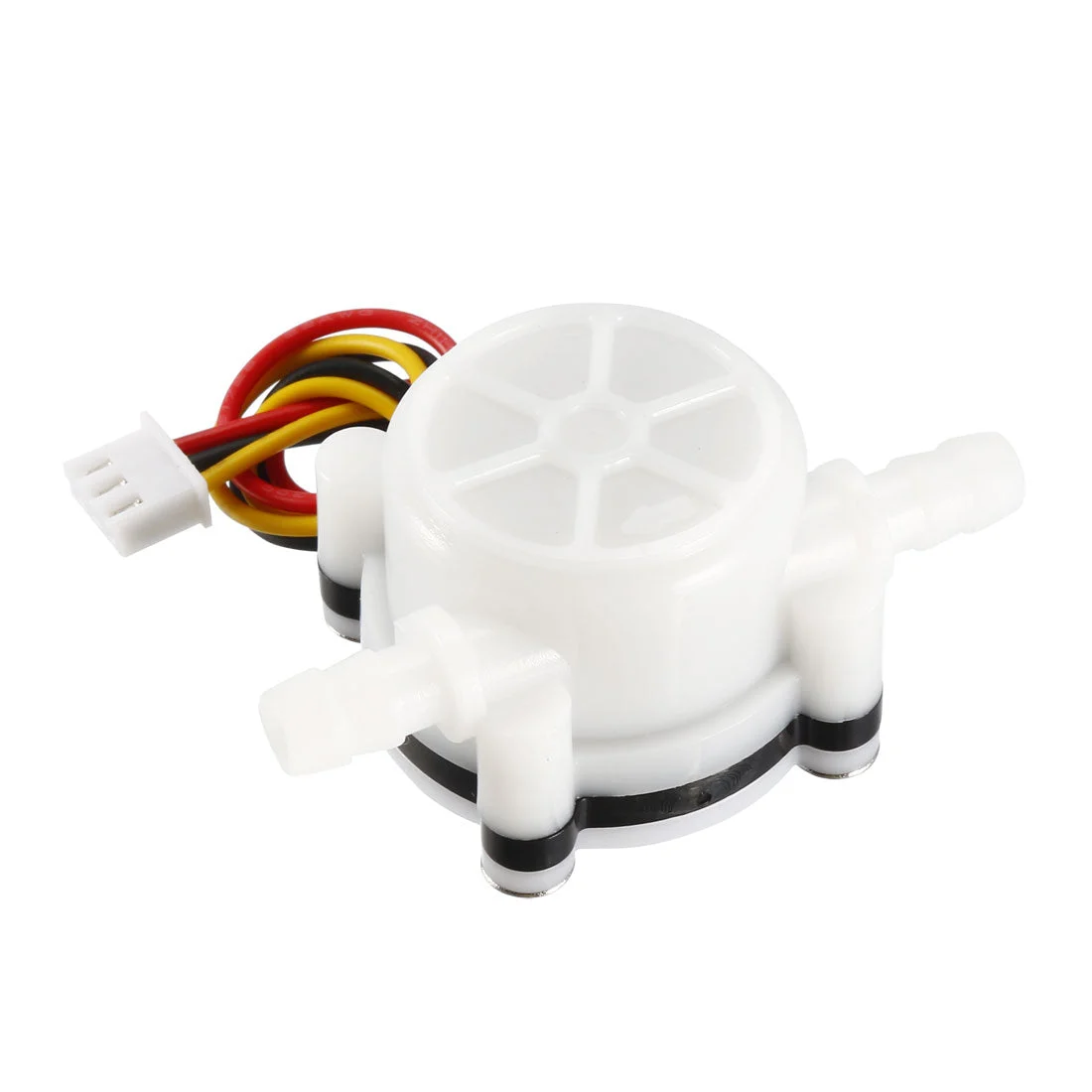 1/4in Hall Effect Liquid Water Flow Sensor Switch Flowmeter Counter DC5V 0.3-6L/min White YF-S401