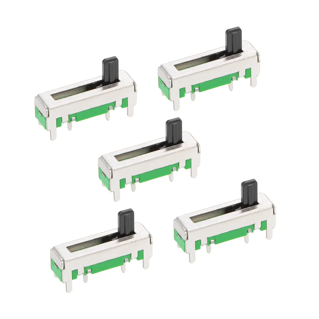 5pcs Fader Variable Resistors Mixer 18mm Straight Slide Potentiometer B203 B20K Ohm Linear Single Potentiometers For Dimming Tuning