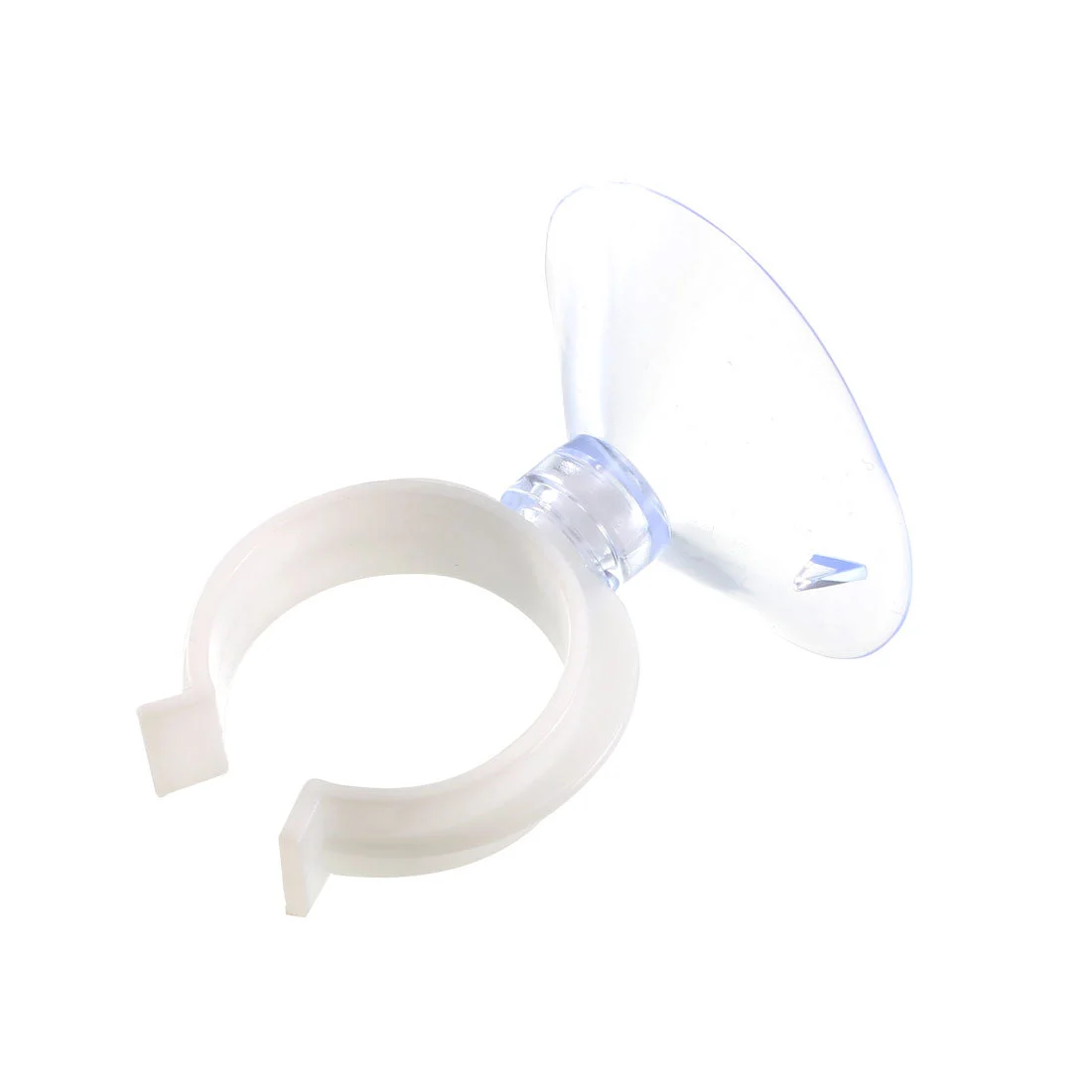 Aquarium Suction Cup Clips Airline Tube Holders Clamps for Fish Tank Clear 24mm 12Pcs