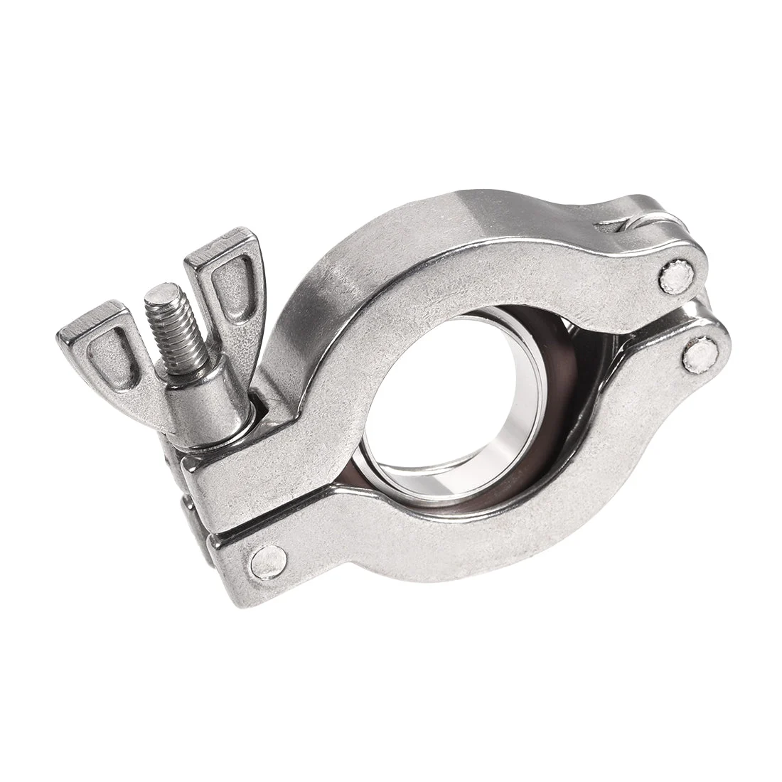 Uxcell Vacuum Clamp 53mm x 30.5mm KF25 Clamp Wing Nut with Center Ring