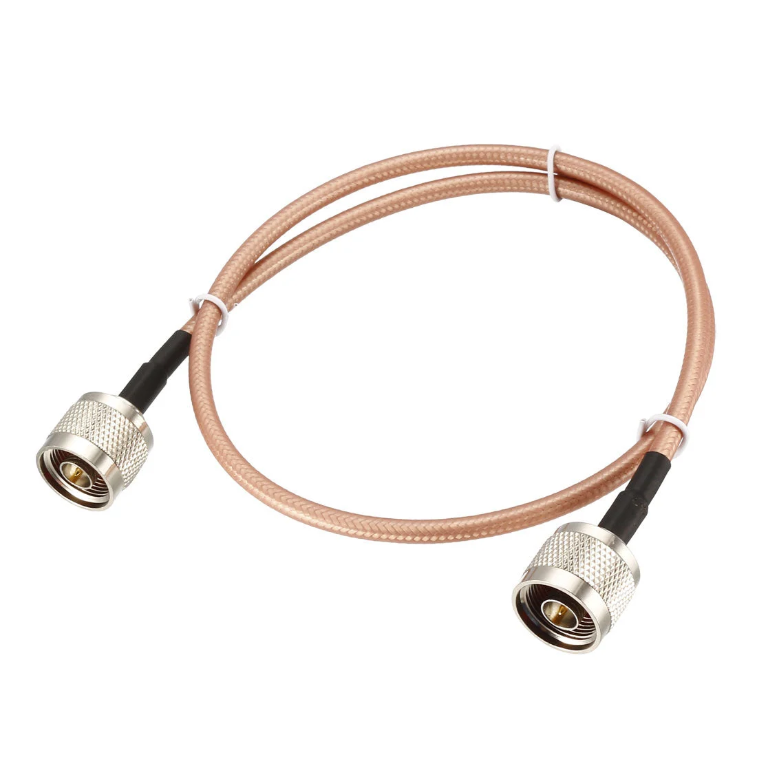 N Male to N Male Ultra Low Loss RG400 Coax Cable 50 ohm 0.6M/2Ft without Notch