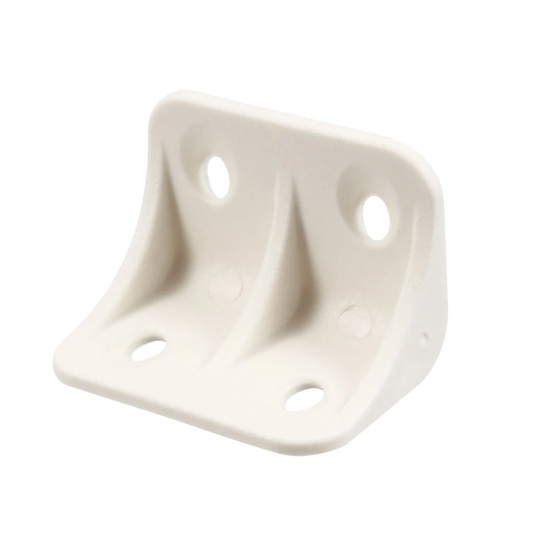 Shelf Cabinet Door 90 Degree Plastic Corner Braces 36x24x24mm Angle Brackets, 100 Pcs