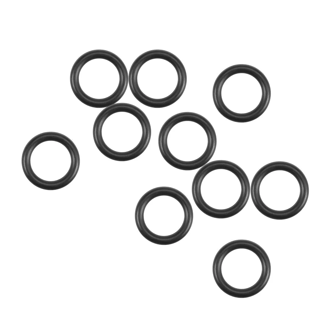 O-Rings Nitrile Rubber 7.8mm Inner Diameter 11.4mm OD 1.8mm Width Round Seal Gasket 10 Pcs