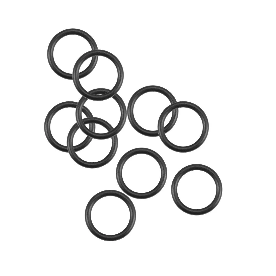 O-Rings Nitrile Rubber 10.6mm x 14.2mm x 1.8mm Round Seal Gasket 10Pcs