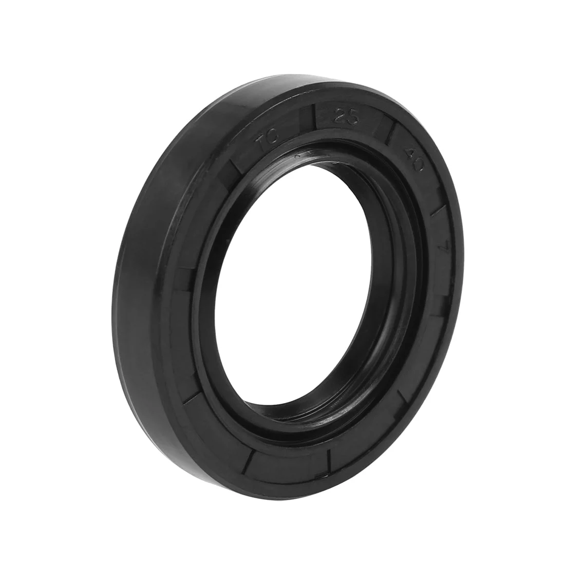 25mm x 40mm x 7mm Rubber Double Lip TC Type Oil Shaft Seal