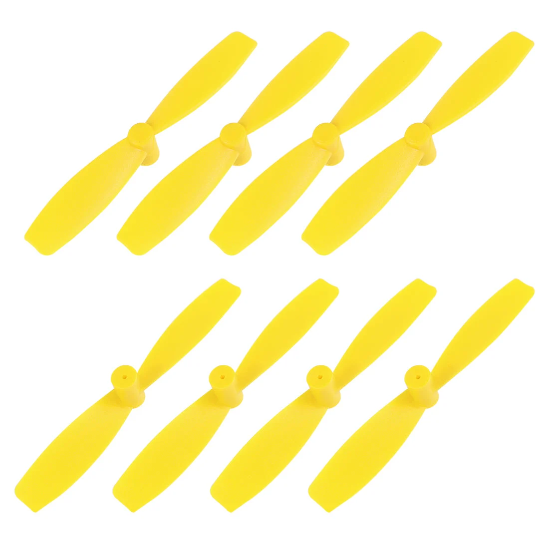 RC Propellers 55mm CW CCW 2-Vane for 720 8520 Coreless Motors FPV Quadcopter Racer Drone Miniquads, Yellow 4 Pairs