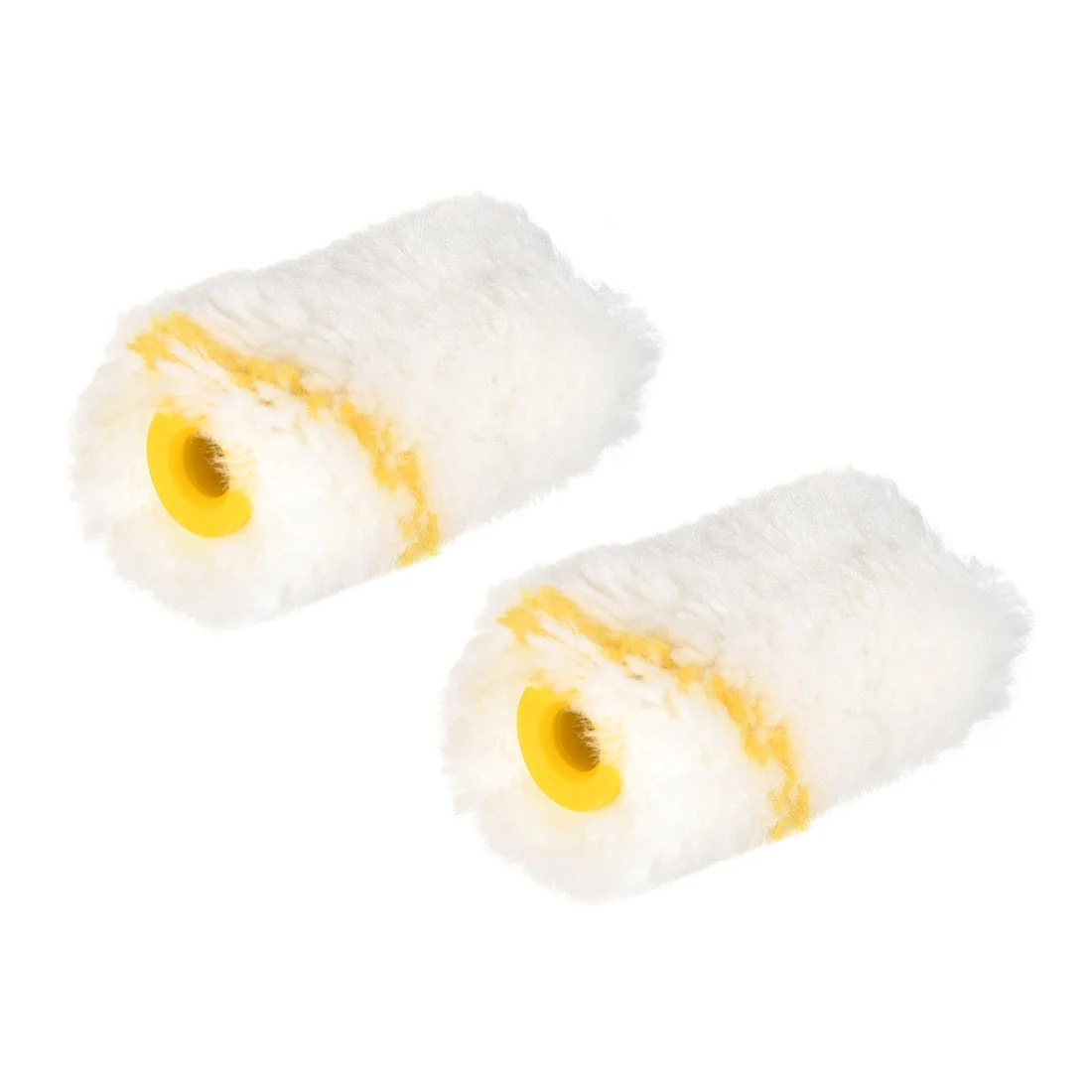 Uxcell Paint Roller Cover 2 Inch 5cm Mini Acrylic Fiber Brush for Household Wall Painting Treatment 2pcs