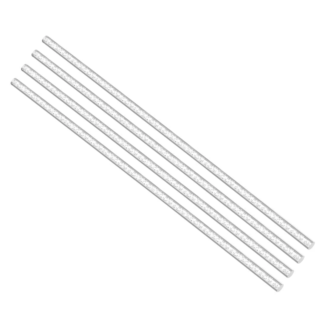 Acrylic Round Rod, 1/4 inch Diameter 20 inch Length,Clear,Round Bubble Solid Plastic PMMA Bar Stick 4pcs