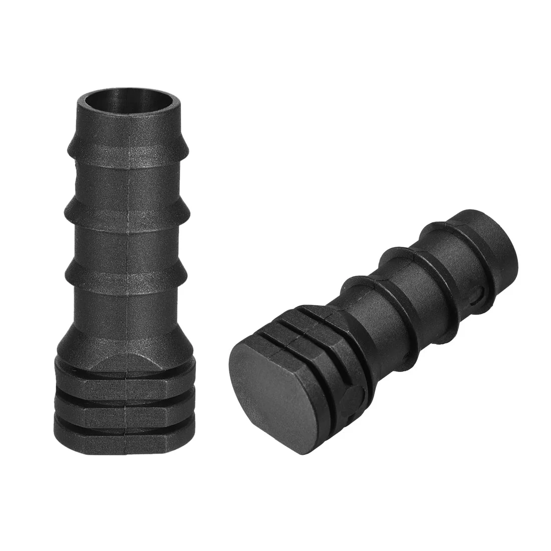 Barb Drip Pipe Plug End Cap for 20mm Dia PE Hose Garden 15pcs