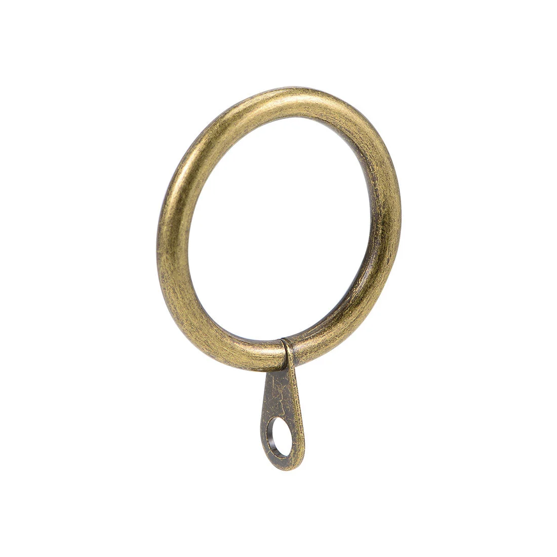 Curtain Rings Metal 28mm Inner Dia Drapery Ring for Curtain Rods Bronze 14Pcs