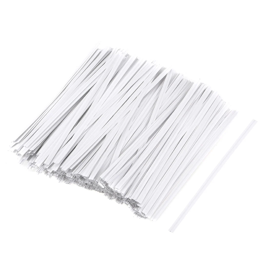Long Strong Twist Ties 3.15 Inches Quality Closure Tie for Tying Gift Bags Art Craft Ties Manage Cords White 200pcs