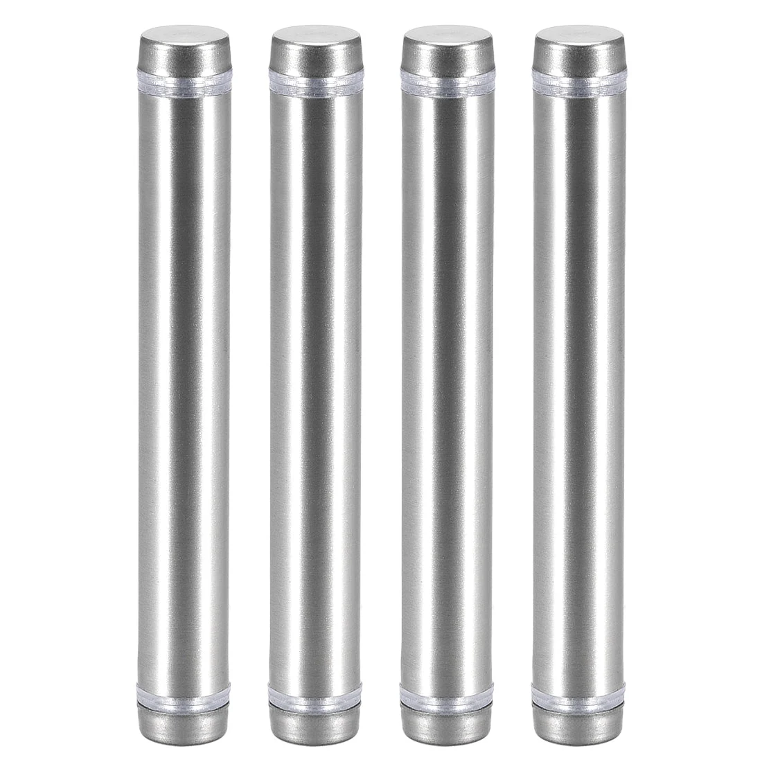 Glass Standoff Double Head Stainless Steel Standoff Holder 12mm x 94mm 4 Pcs