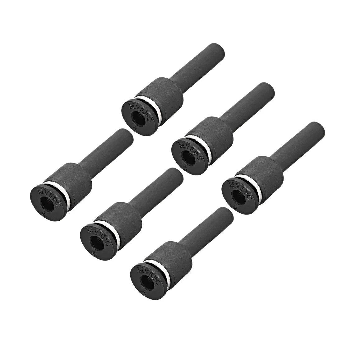 4mm Push Lock Tube Fitting, End OD 6mm Quick Link Air Fittings 6pcs