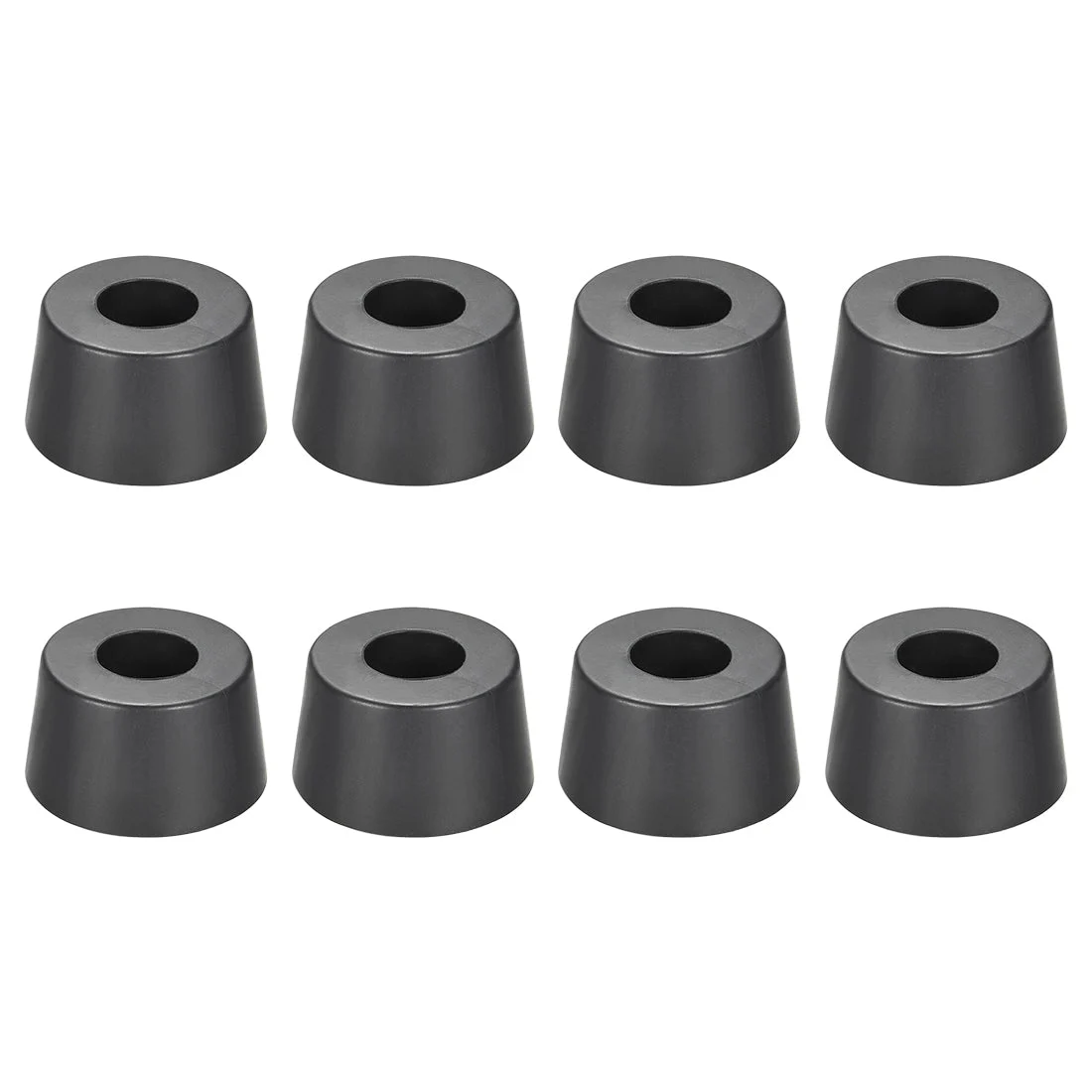 Uxcell 8 Pcs D33xH19mm Rubber Feet Anti-Vibration Base Pad Stand for Speaker Guitar Amplifier HiFi