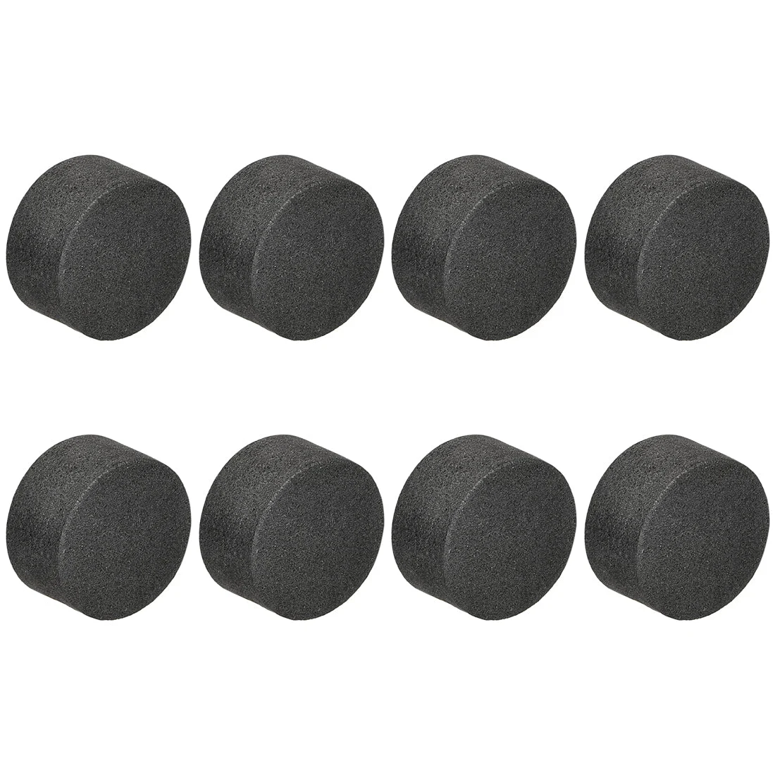 Uxcell 8 Pcs Single Sided D20xH10mm Foam Feet Non Slip Pads for Speaker Guitar Amplifier HiFi