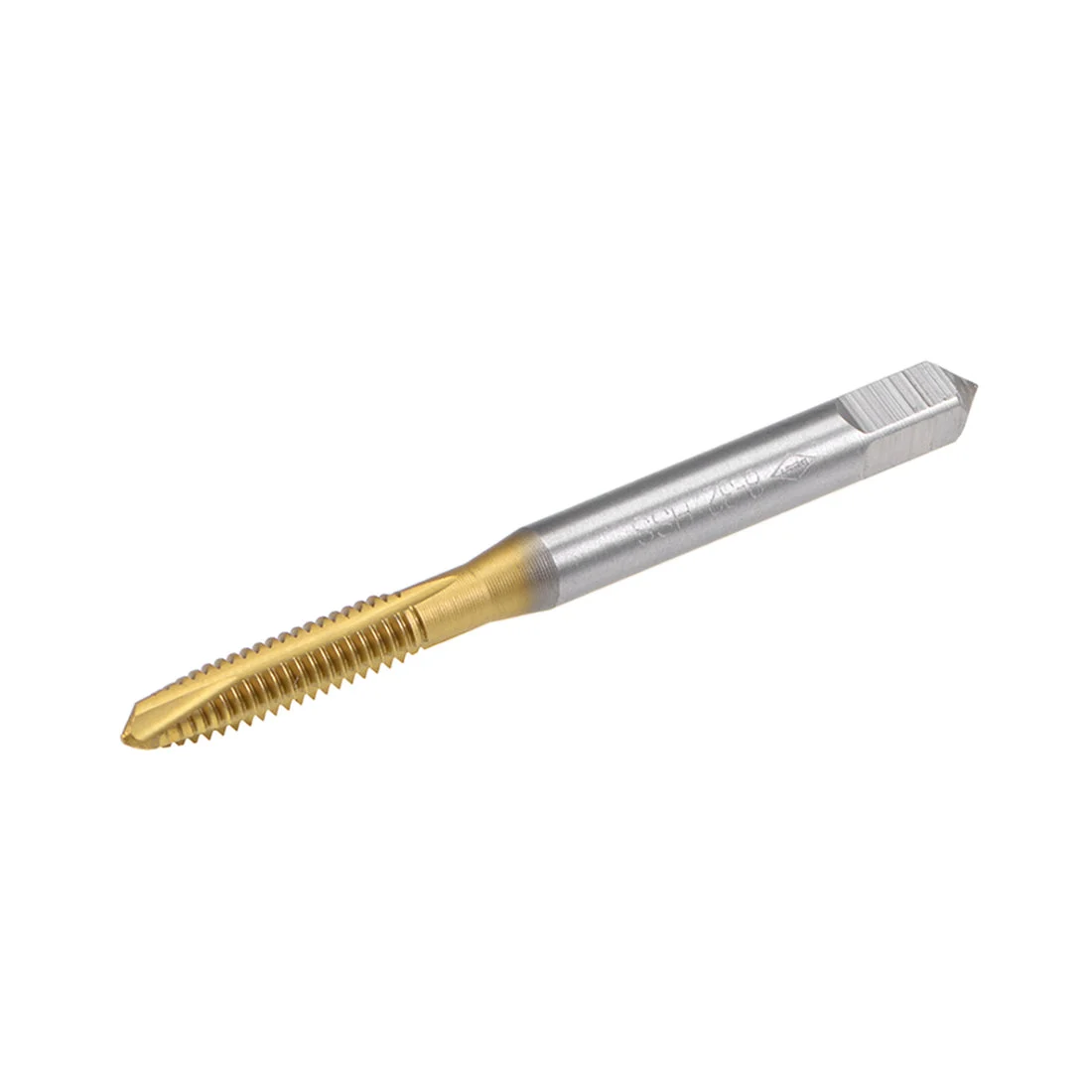 Spiral Point Threading Tap 8-32 UNC Thread Pitch Titanium Coated HSS
