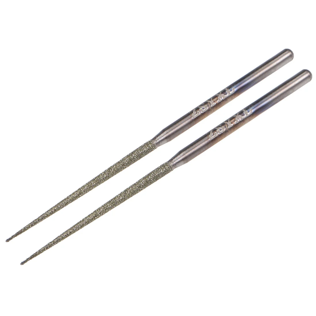 Mini Diamond Burrs Grinding Drill Bits for Rotary Tool 2.35mm Shank 1.8mm Conial 2 Pcs