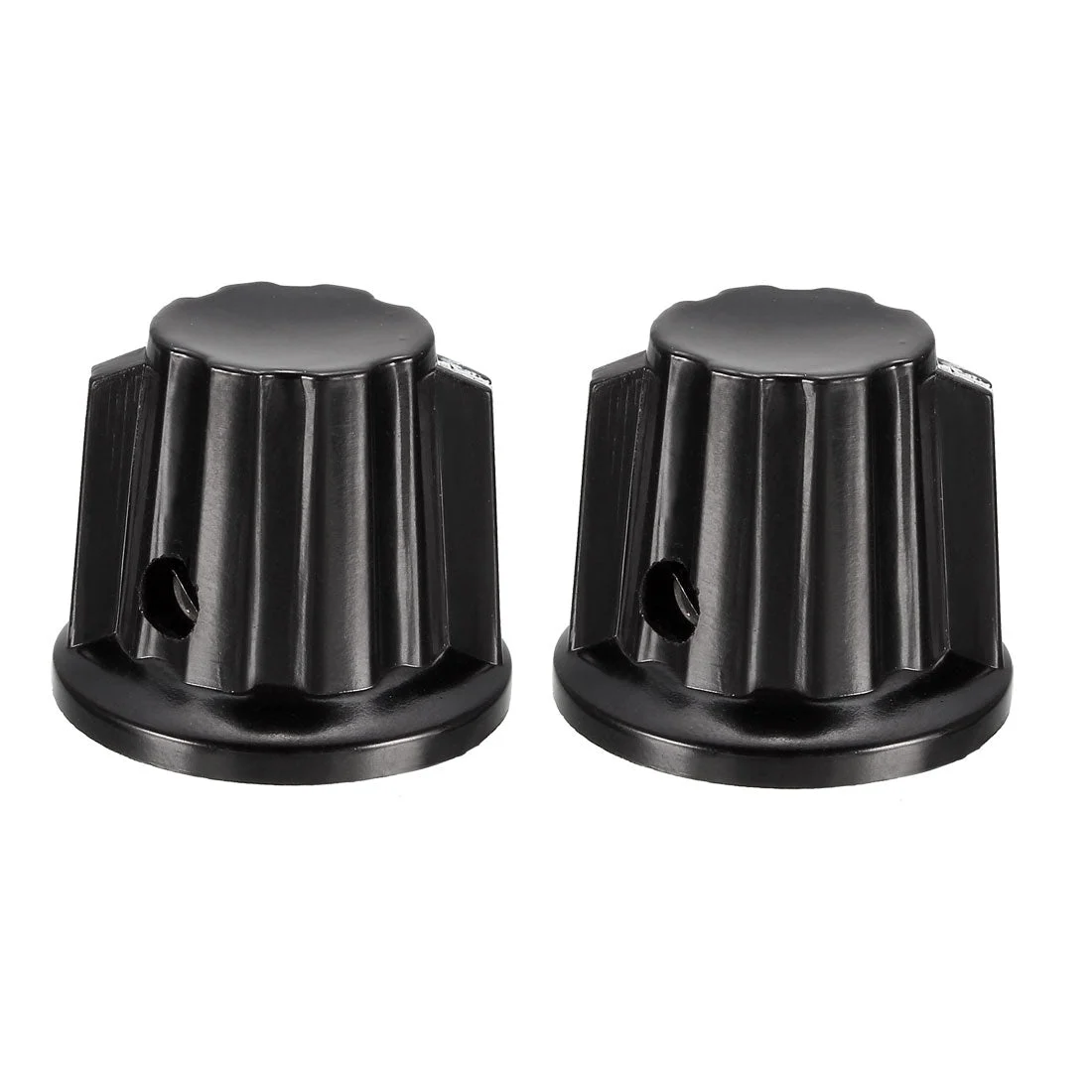 2Pcs Speaker Control Knob Power Amplifier Knob 24mm Dia Rotary Knobs for 6mm Dia. Shaft Potentiometer with Set Screw