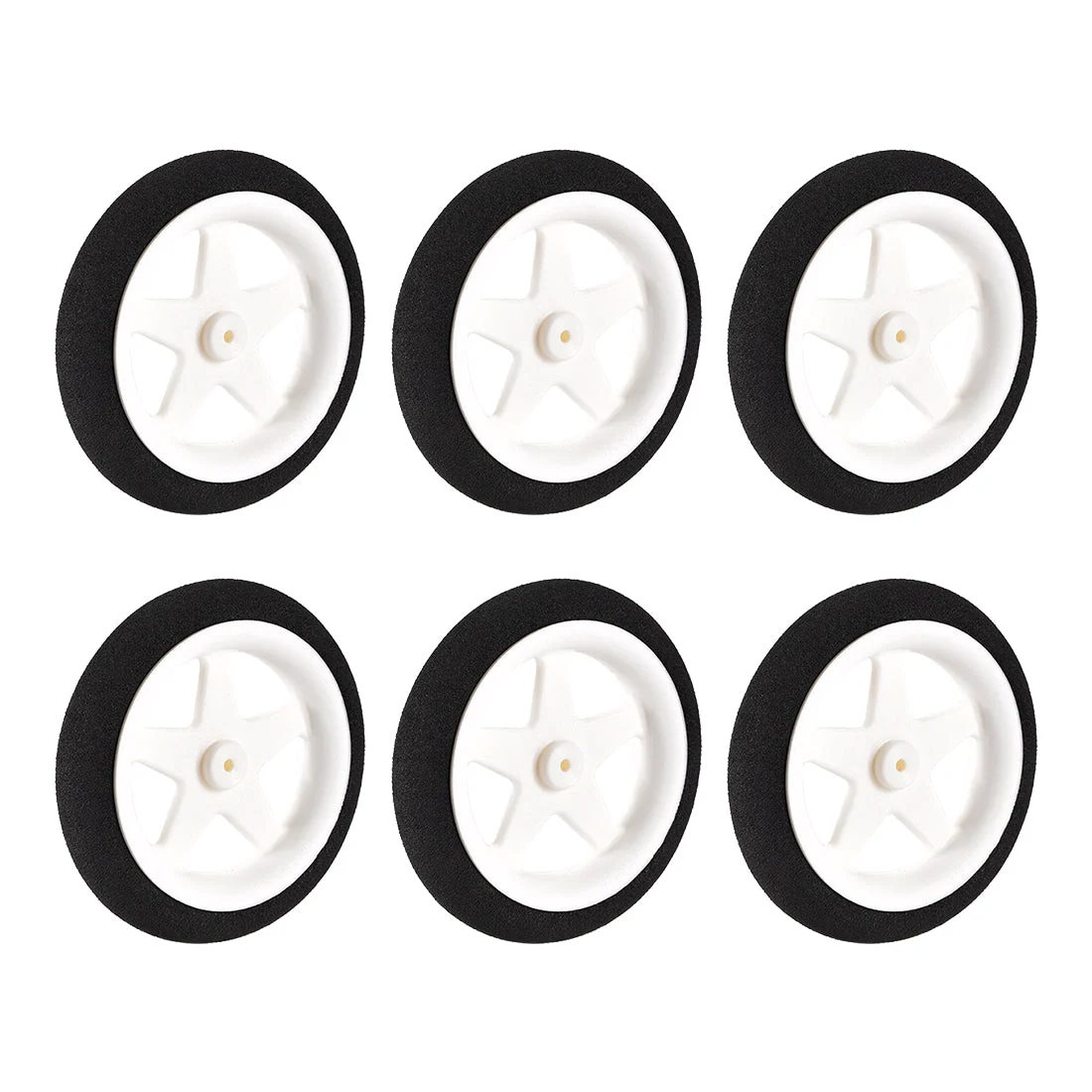 RC Model Plane Aircraft Wheel Micro Sport Wheel 0.07 inch x 2.5 inch - Wheel 6PCS