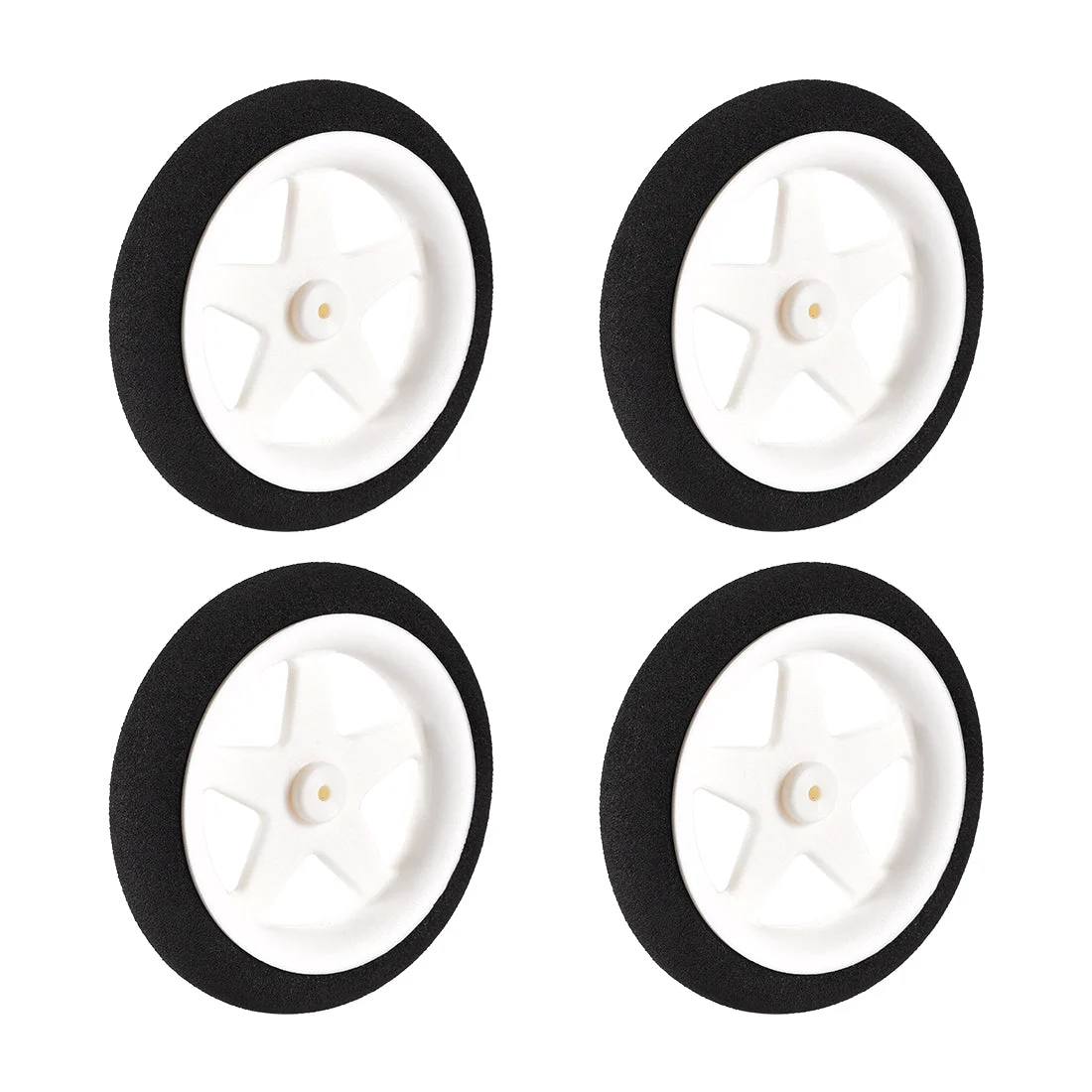 RC Model Plane Aircraft Wheel Micro Sport Wheel 0.07 inch x 3 inch - Wheel 4PCS