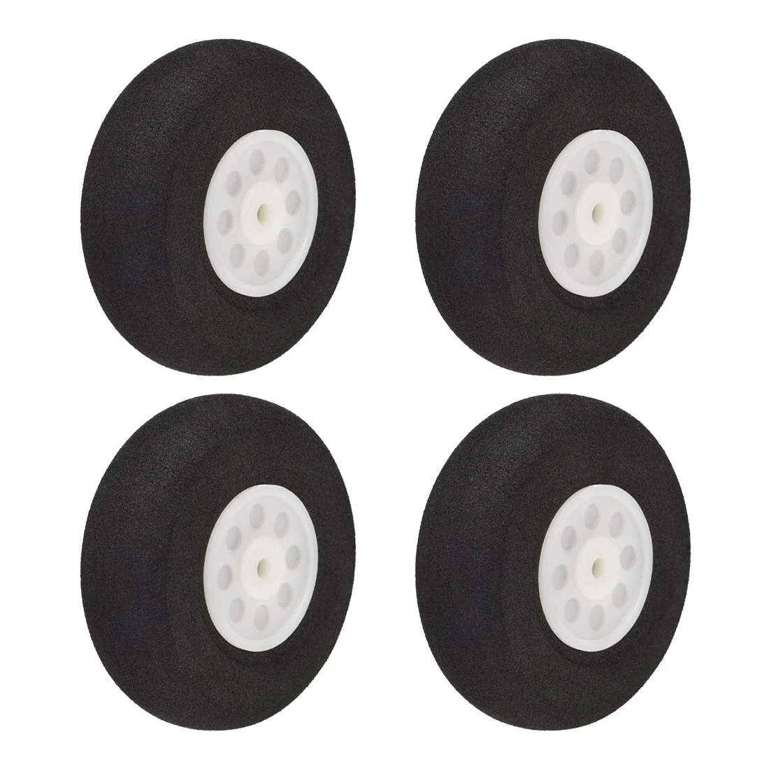 RC Airplane Wheels - 4PCS RC Airplane Aircraft Sponge Wheels 2 inch x 0.11 inch