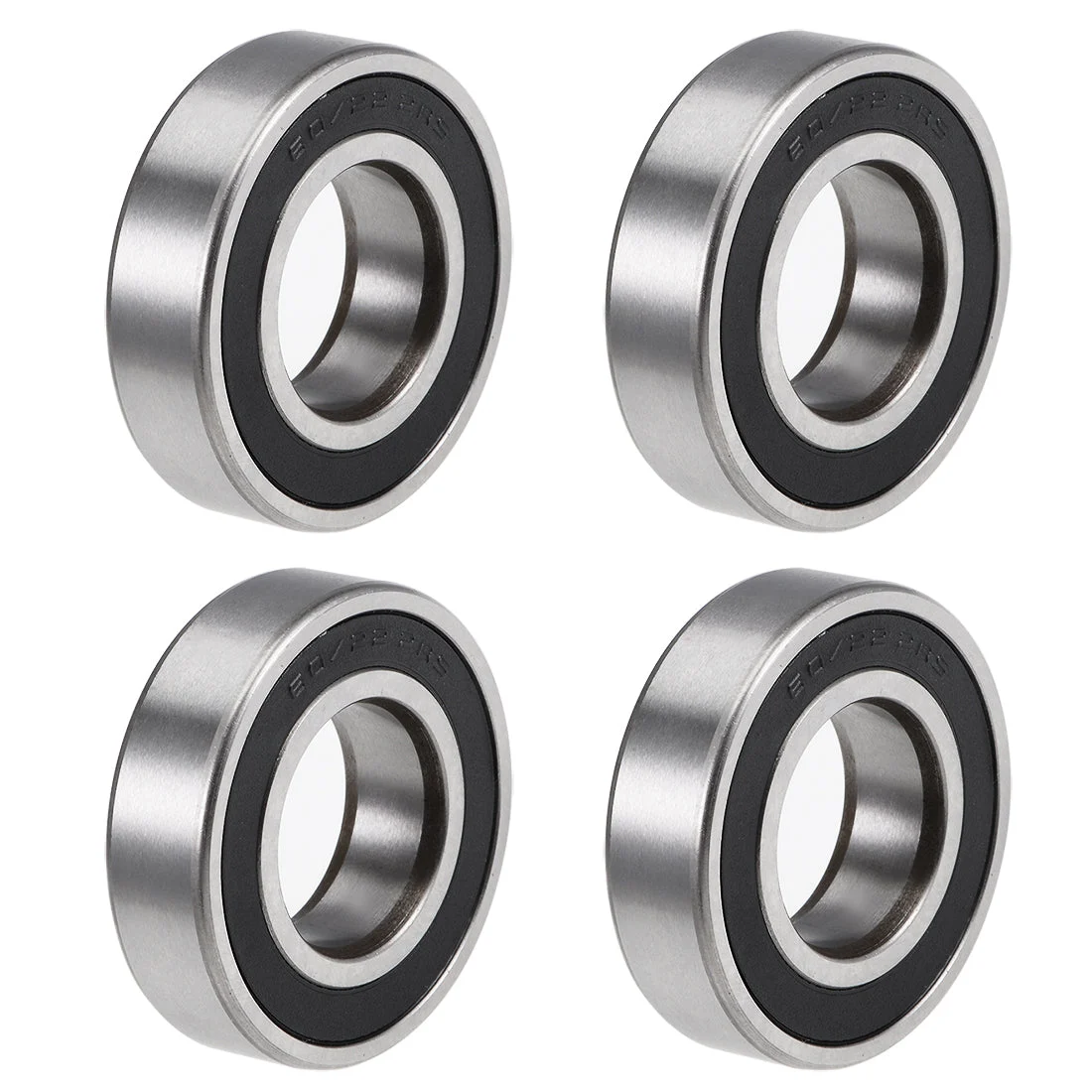 60/22-2RS Deep Groove Ball Bearing Z2 22x44x12mm Double Sealed Chrome Steel 4pcs