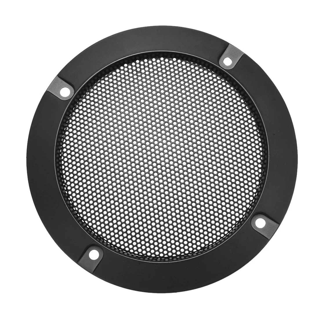 Grill Cover 4 Inch Mesh Decorative Circle Subwoofer Guard Protector Black