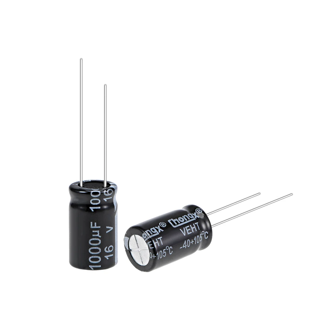 Uxcell 1000uF 16V Capacitor, Aluminum Electrolytic Capacitors 105C High Temp 50pcs