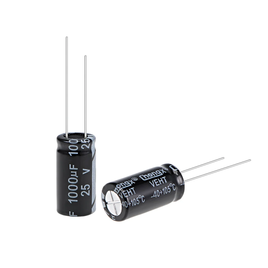Uxcell 1000uF 25V Capacitor, Aluminum Electrolytic Capacitors 105C High Temp 25pcs