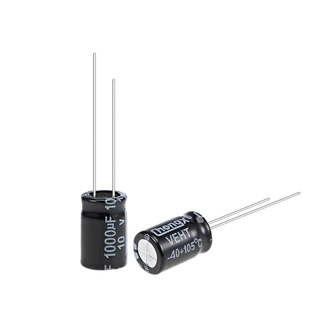 Uxcell 1000uF 10V Capacitor, Aluminum Electrolytic Capacitors 105C High Temp 25pcs