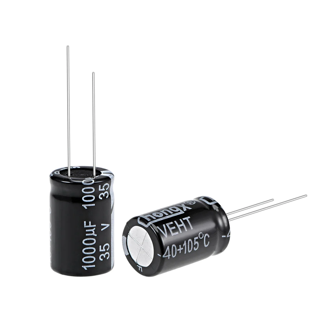 Uxcell 1000uF 35V Capacitor, Aluminum Electrolytic Capacitors 105C High Temp 50PC