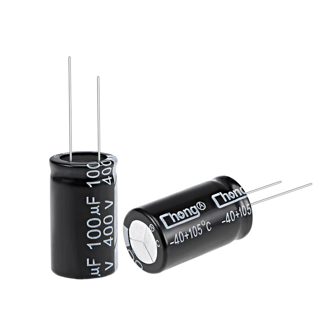 Uxcell 100uF 400V Capacitor, Aluminum Electrolytic Capacitors 105C High Temp 3pcs